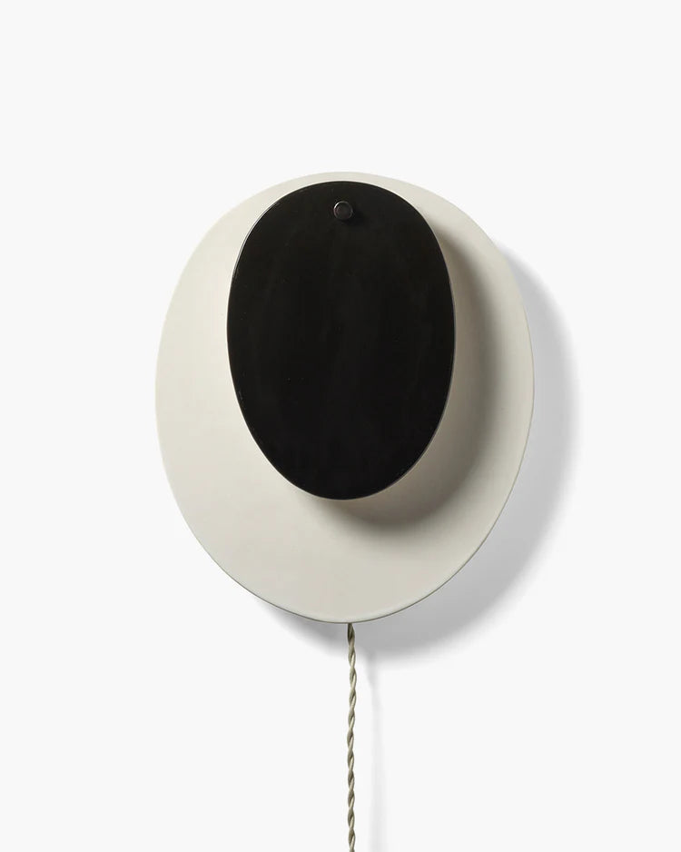 Wall lamp 02 white - black Nebula