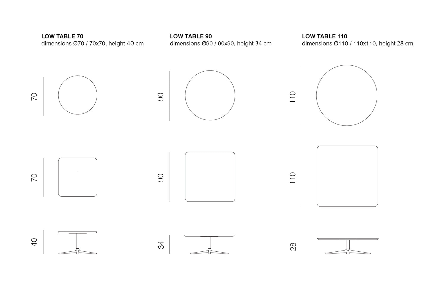 TRIFIDAE LOW TABLE