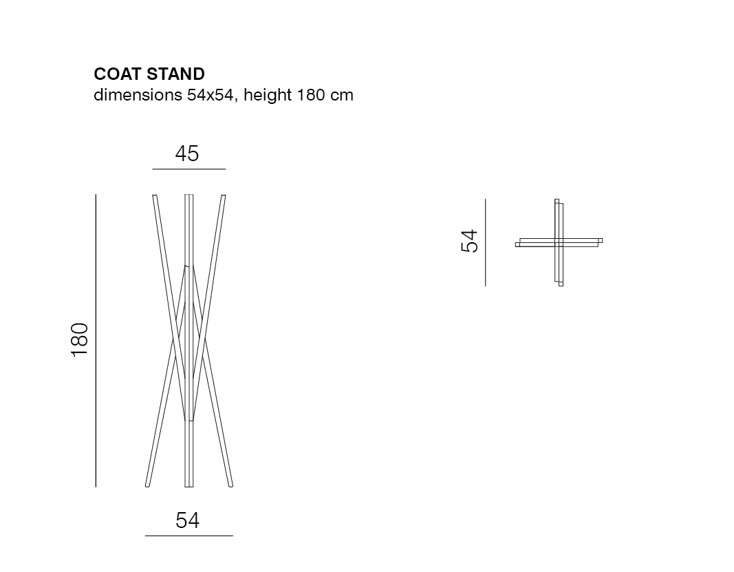 SIMETRIA COAT STAND