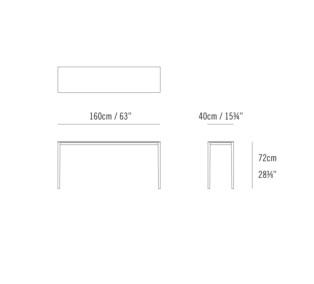 ABLE CONSOLE TABLE