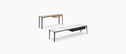 ABLE DESK AND LOW CONSOLE