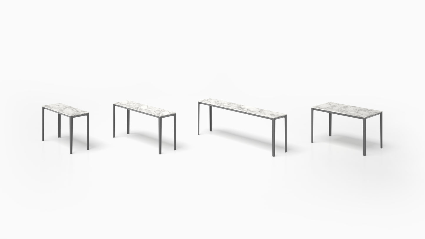 ABLE DESK AND LOW CONSOLE