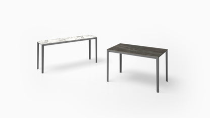 ABLE DESK AND LOW CONSOLE
