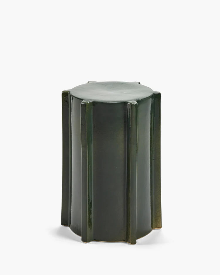GEOMETRICAL PAWN SIDE TABLE GREEN