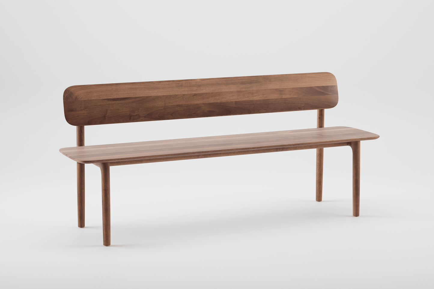 NEVA WITH WOODEN BACKREST BENCH