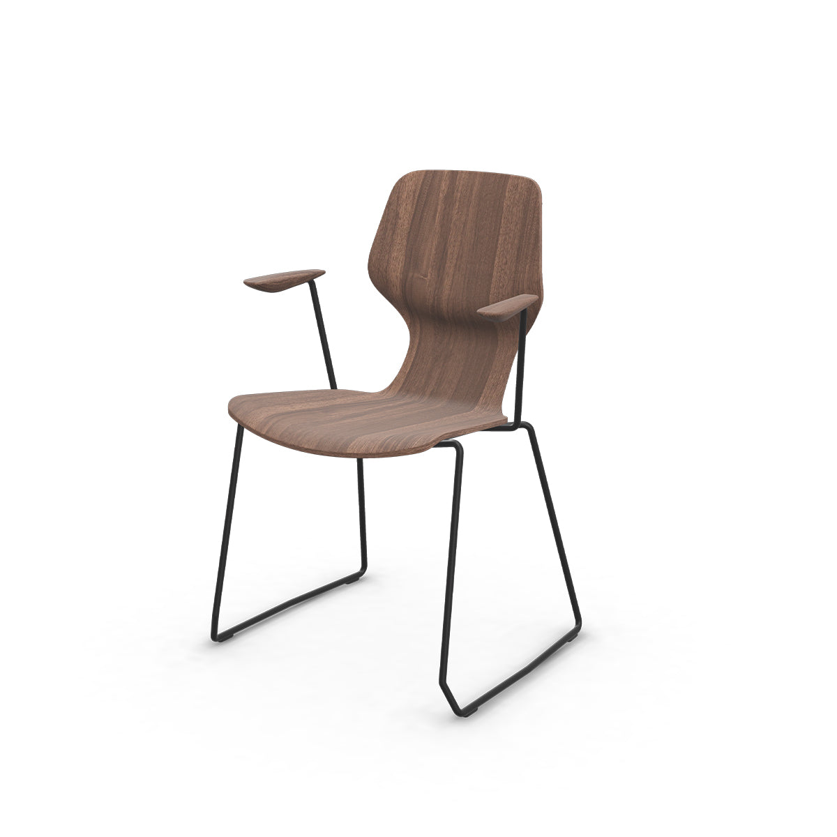 OBLIKANT CHAIR WITH ARMRESTS